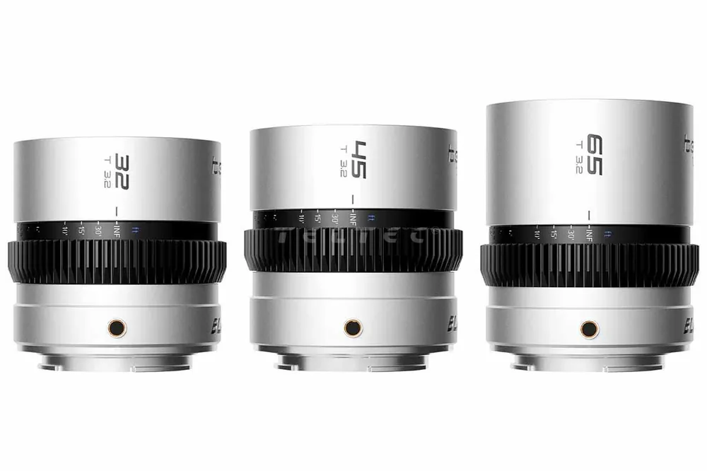 Zertifiziert Blazar Beetle 32/45/65mm T3.2 1.33x Full Frame Anamorphic Lens - RF-Mount - Silver Flare