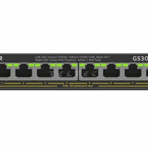 Netgear GS308EPP-100PES 8-Port PoE+ Gigabit Ethernet Plus Switch Kostenloser Versand