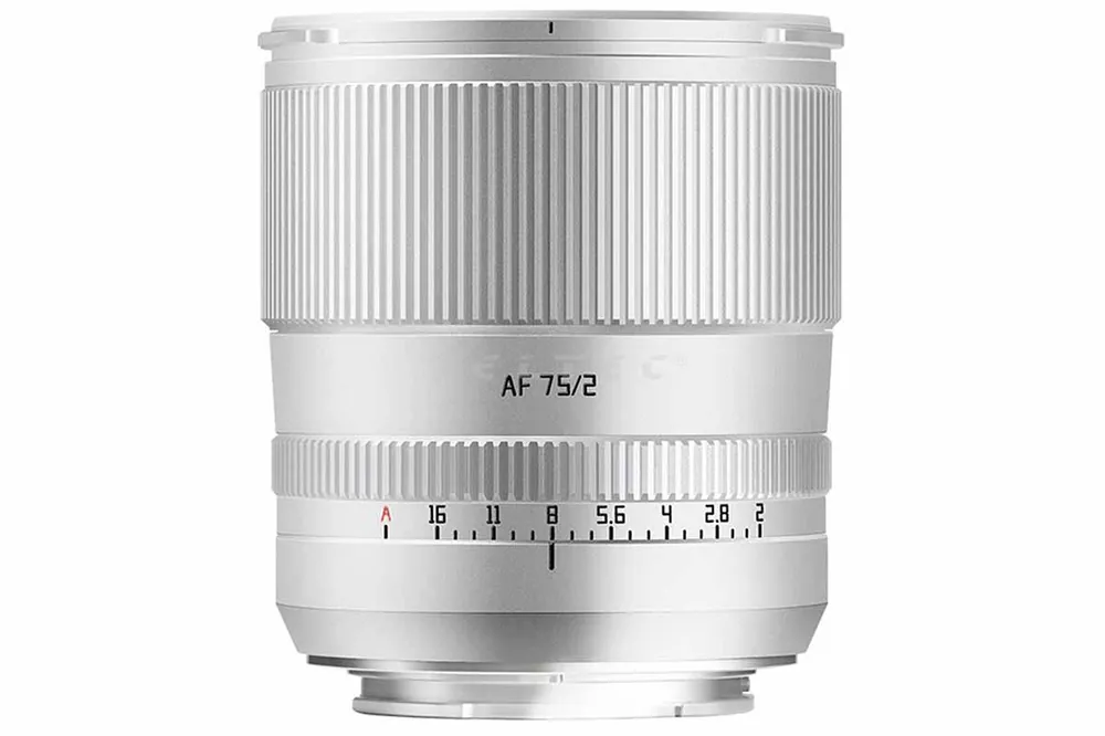 Saisonangebot TTArtisan AF 75mm f/2 silber - Sony FE (FF)