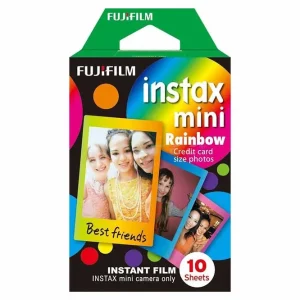 Fujifilm Instax Mini Rainbow Sofortbildfilm mit 10 Aufnahmen Neue Kollektion