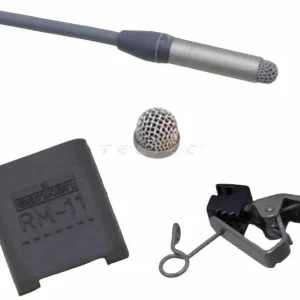 Markenware Sanken COS-11DR-GY Sennheiser V1 3.5mm Klinke Ansteckmikrofon 1.8m Grau
