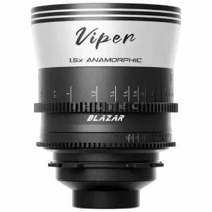 Billig Blazar Viper 50mm T2.1 1.5x Full Frame Anamorphic Lens - PL - Silver Flare