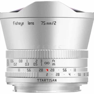 TTArtisan 7,5mm f/2,0 Fisheye, silber - MFT Beliebt