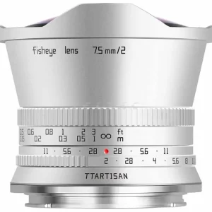 TTArtisan 7,5mm f/2,0 Fisheye, silber - Nikon Z Preisreduziert