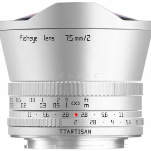 Ausverkauf TTArtisan 7,5mm f/2,0 Fisheye, silber - Fuji X