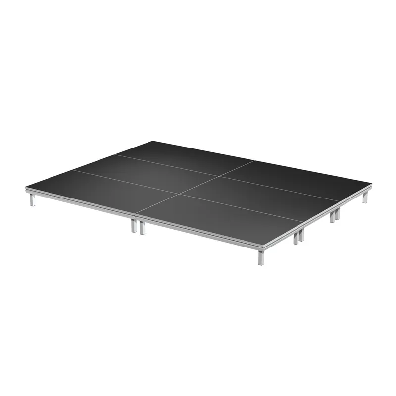 Bestseller GLOBAL TRUSS Outdoor Eventbühne 4x3m mit Steckfüßen 20cm und Podestklammern
