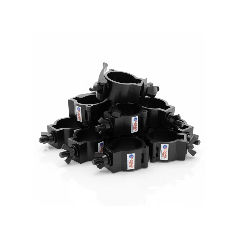 10er Set GLOBAL TRUSS Half Coupler Small Quick 48-51/30/100kg stage black Top-Preis