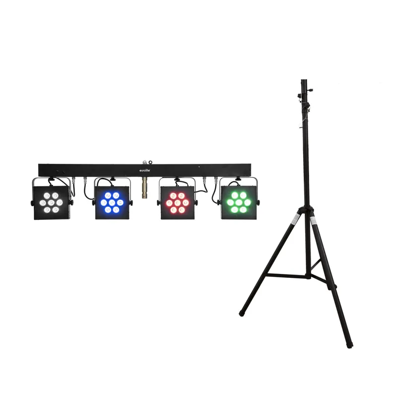 Günstig EUROLITE Set LED KLS-3002 + STV-40S-WOT Stahlstativ