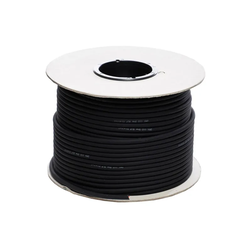 GLT DMX Kabel 110 Ohm schwarz 100m Binary 234 AES/EBU 2 x 0.34mm² Sale