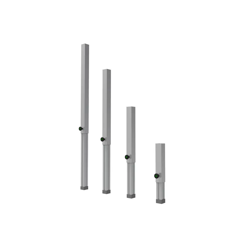 GLOBAL TRUSS - Steckfüße (4Stk) 60x60mm - 60-100cm für GT Stage Deck Nur Für Kurze Zeit