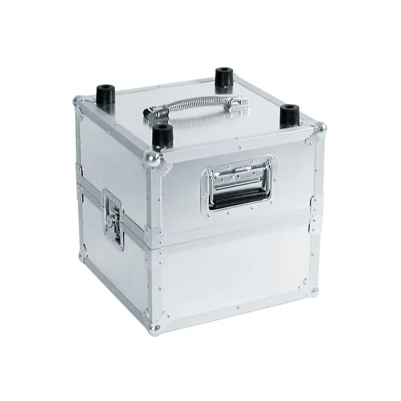 ROADINGER Platten-Case Profi ALU 50/50 glatt 100LPs Neue Kollektion