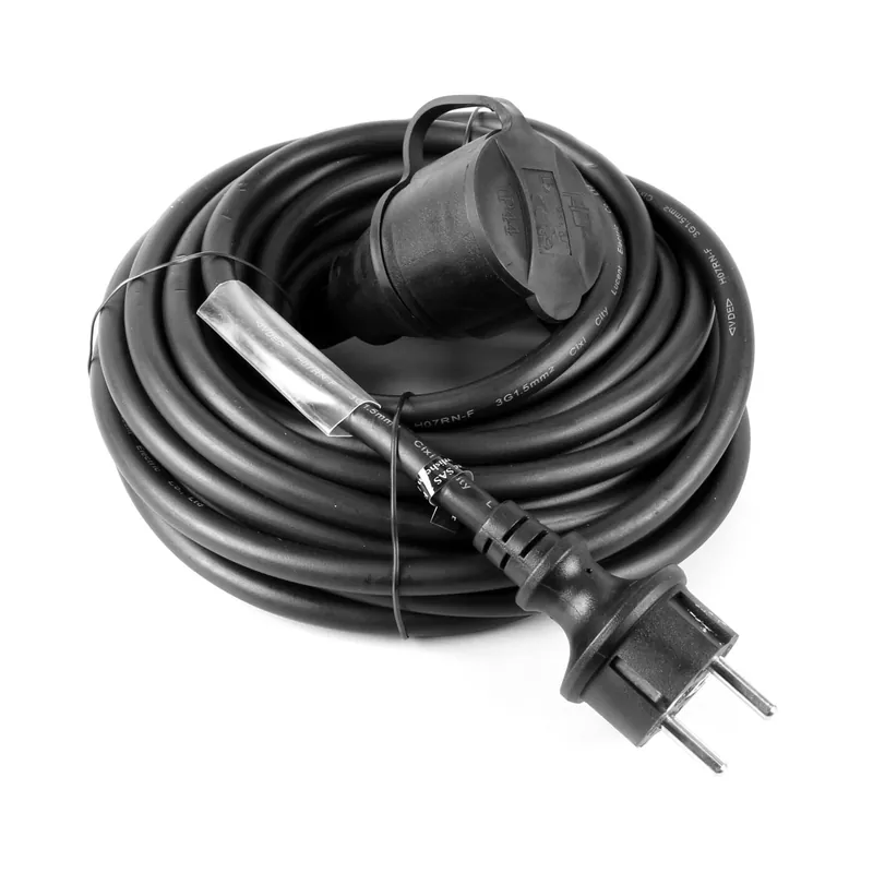 GLT Verlängerungskabel Schutzko IP44 10m schwarz Schneller Versand