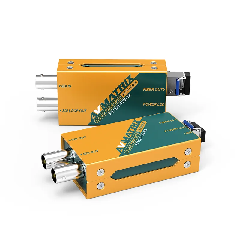 Wochenendangebot AVMATRIX - 12G-SDI Fiber Optic Extender