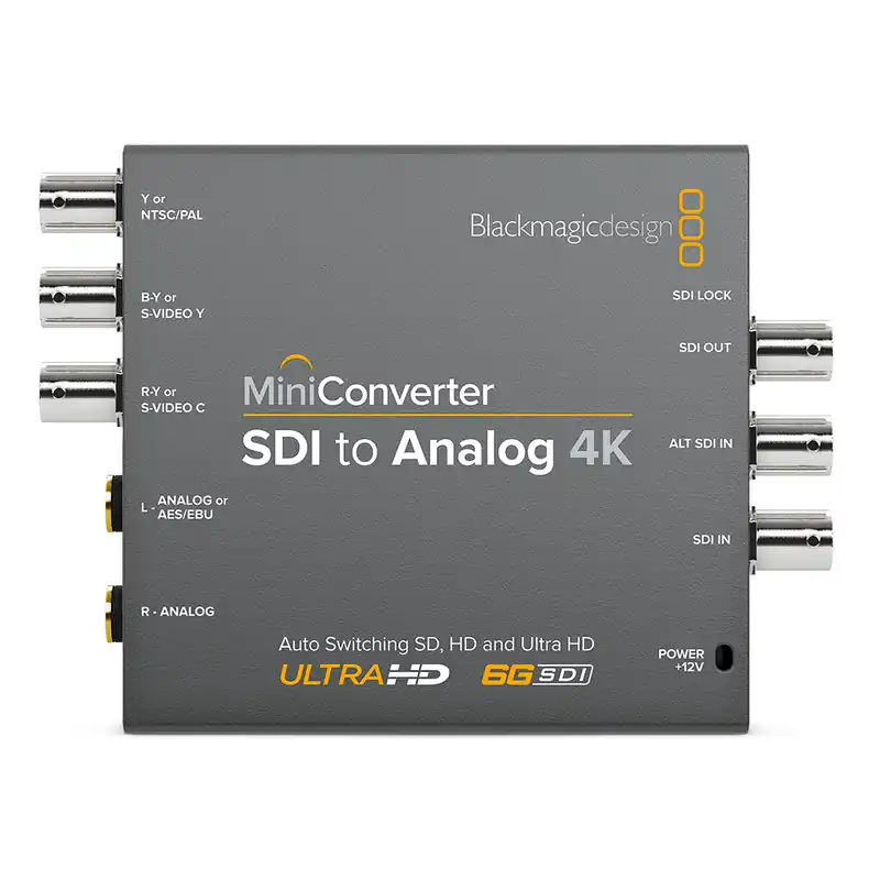 Markenprodukt Blackmagic - Minikonverter SDI zu Analog 4K