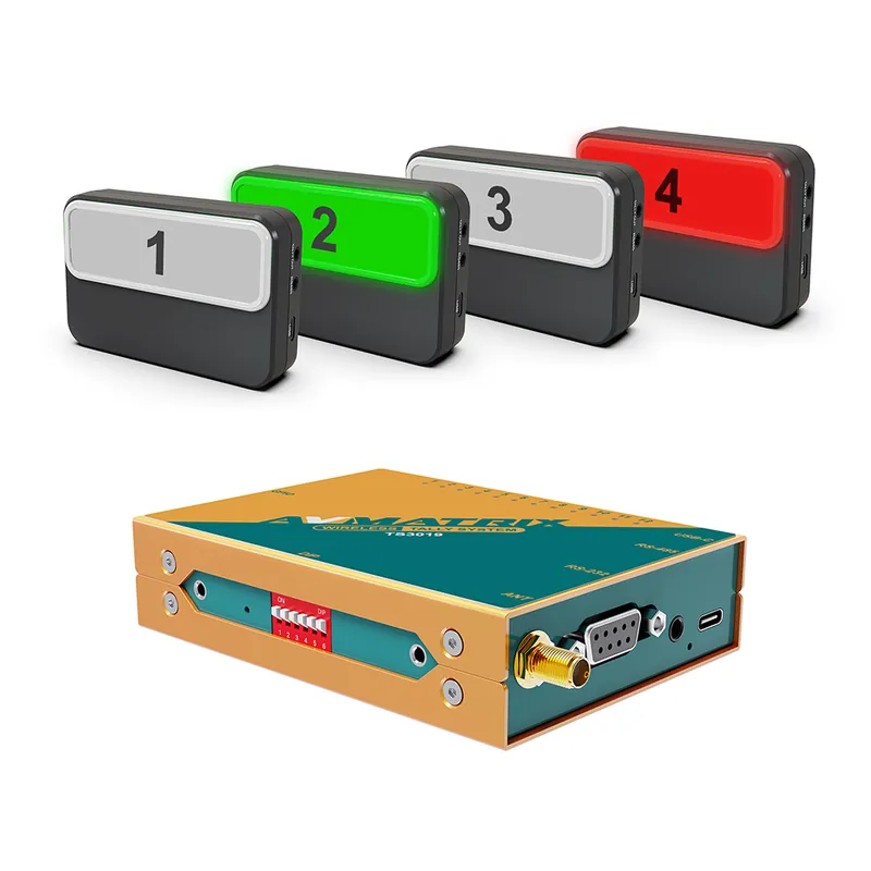 AVMATRIX - Wireless Multi-Camera Tally System (4 Leuchten) Schneller Versand