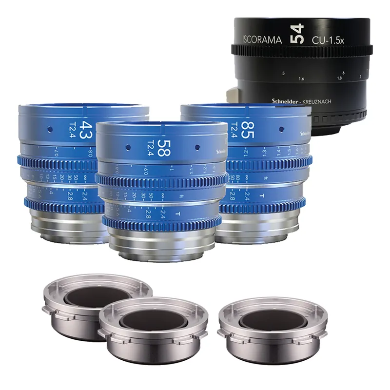 Mega-Angebot Schneider - ISCO4ALL A+ EF/PL Objektiv Set