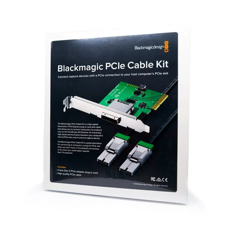 Blackmagic - PCIe Cable Kit Neu Im Sortiment