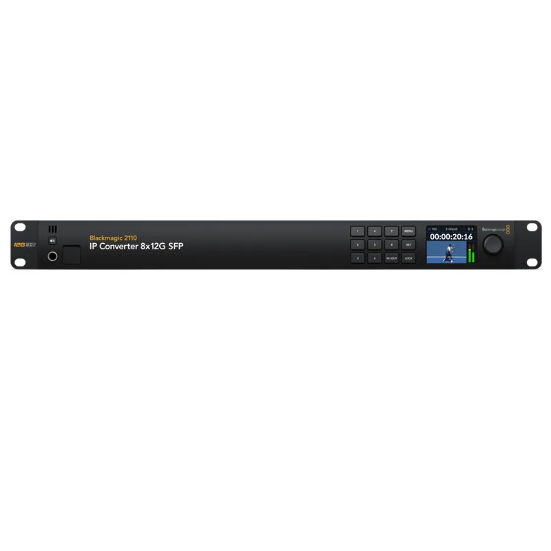 Blackmagic - 2110 IP Converter 8x12G SFP Expressversand