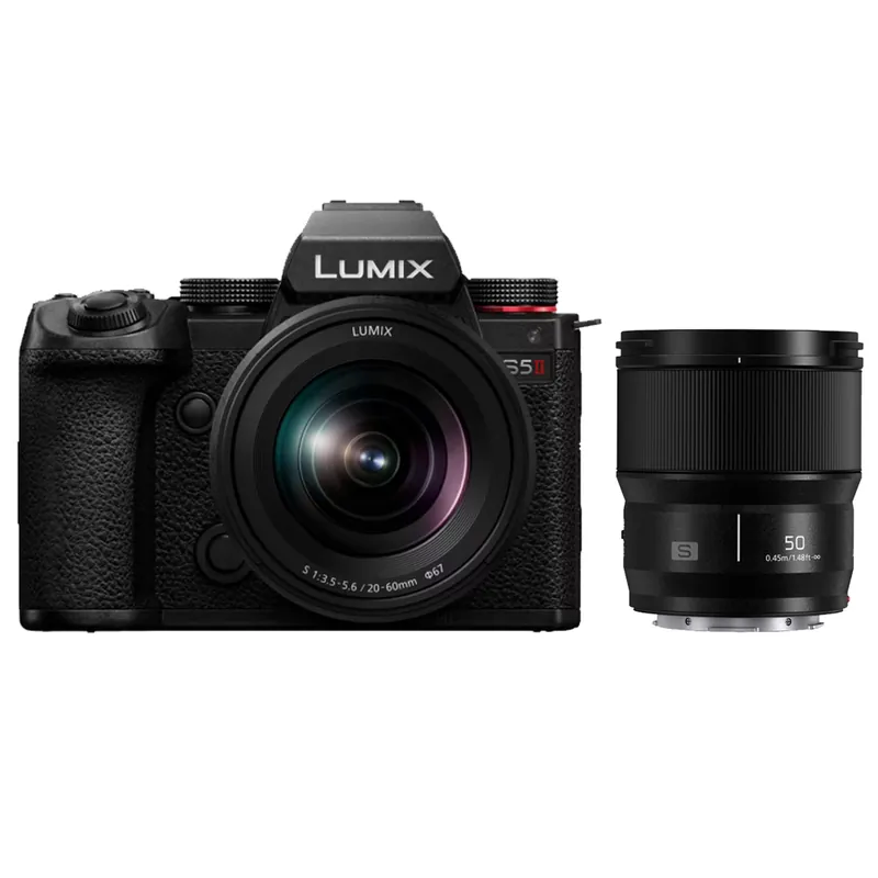 Sale Panasonic - Lumix S5M2E Body + 20-60mm / F3.5-5.6 + 50mm / F1.8