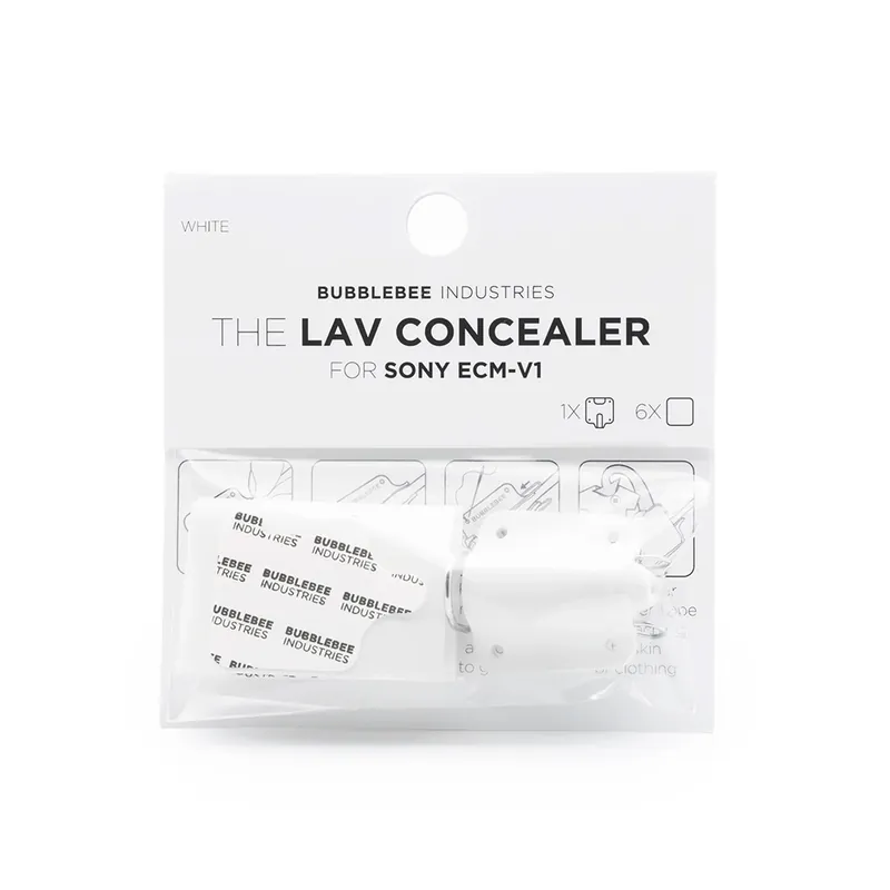 Bubblebee - The Lav Concealer für Sony ECM-V1, weiß single Garantierte Lieferung