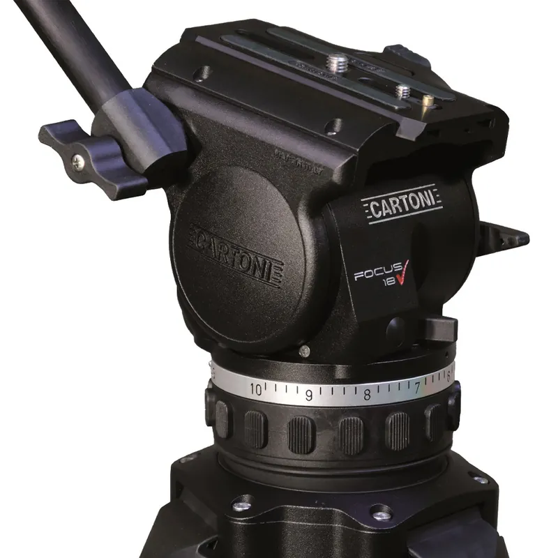 Cartoni - Focus 18 Fluid Head (+/- 90°) Kostenloser Versand