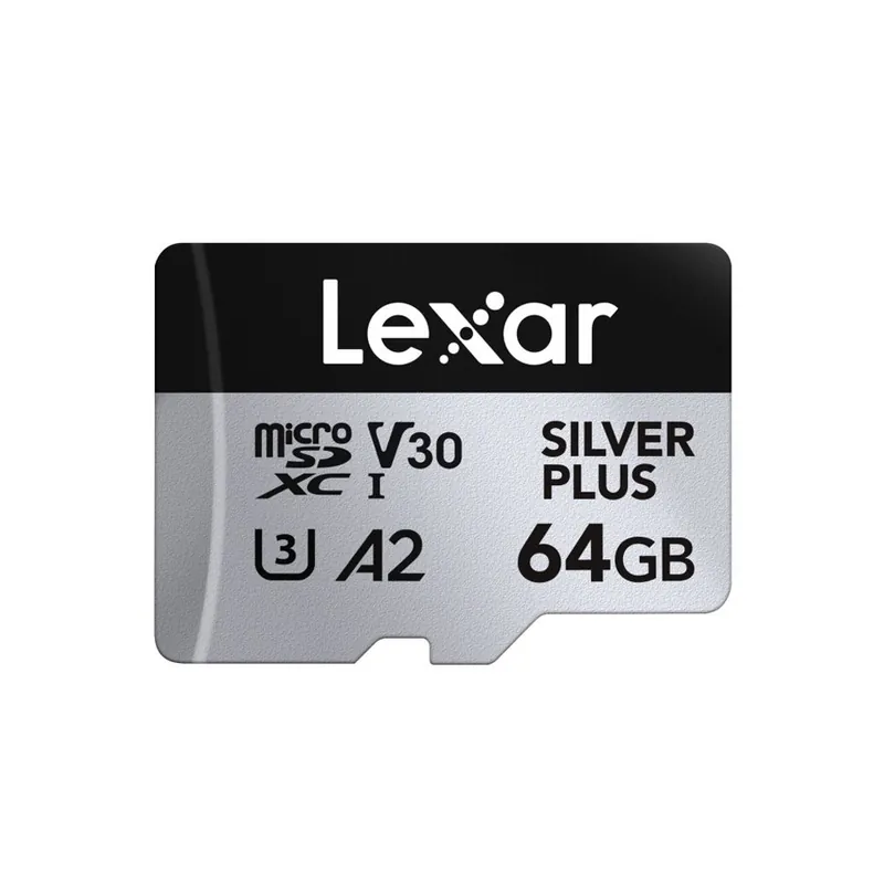 Lexar - microSDXC Silver Plus UHS-1 64GB V30 R205/W100MB/s Kracherpreis