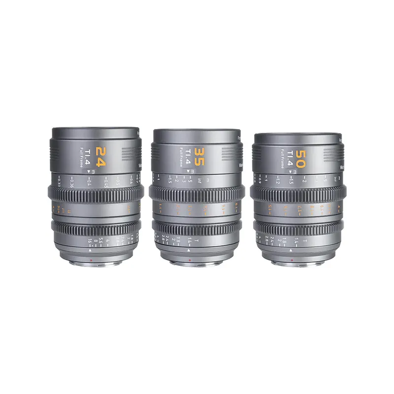 Geprüft Sirui - VISION PRIME T1.4 Full-frame Cine Lens 24mm&35mm&50mm Grey
