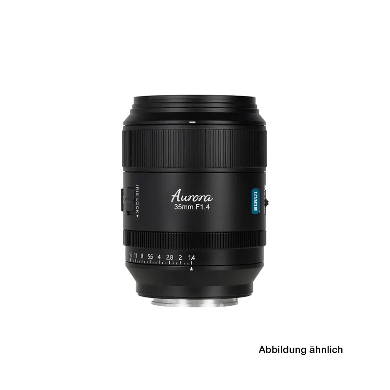 Heißes Angebot Sirui - Aurora 35mm F1.4 Auto Fokus Vollformat Objektiv spritzwassergeschützt (Z Mount, Schwarz)