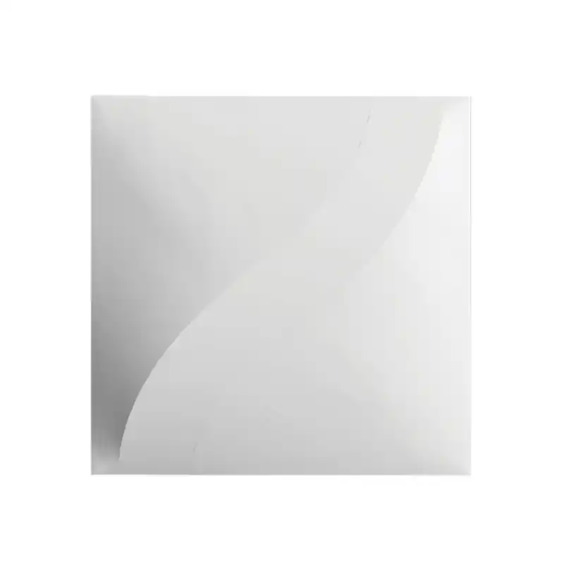 Finale Aktion WENTEX 3D Deco Panel Double Wave Weiß