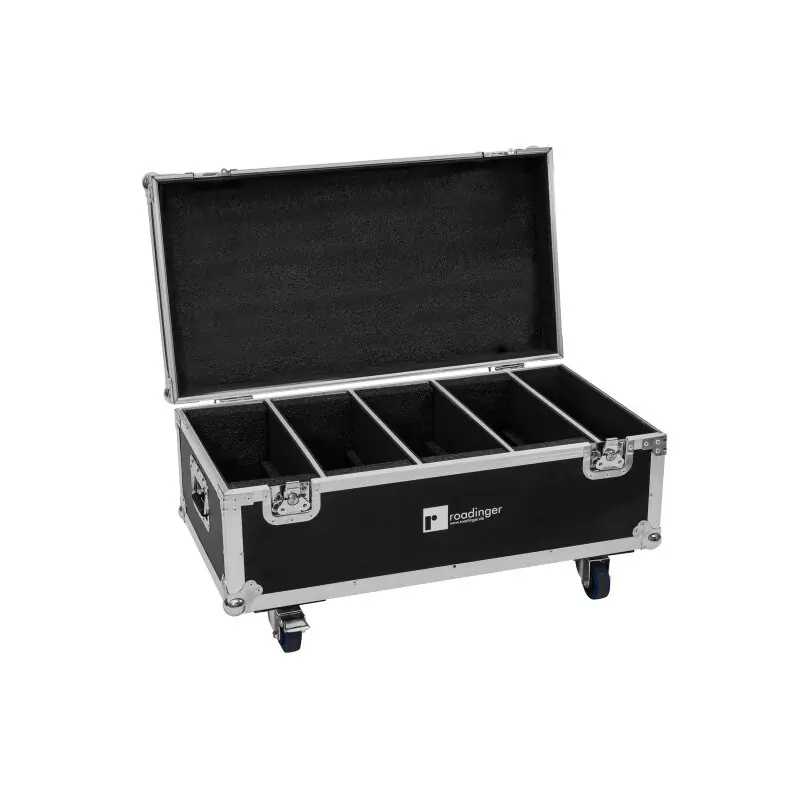ROADINGER Flightcase 4x LED PLL-384 Zertifiziert