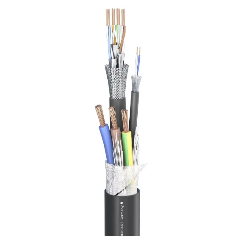 Jetzt Bestellen SOMMER CABLE SC-Monocat 111C Ed.2; Power: 3 x 2.50 mm²x CAT.7x 2 x 0.14 mm²; PVC Ø 14,50 mm; schwarz