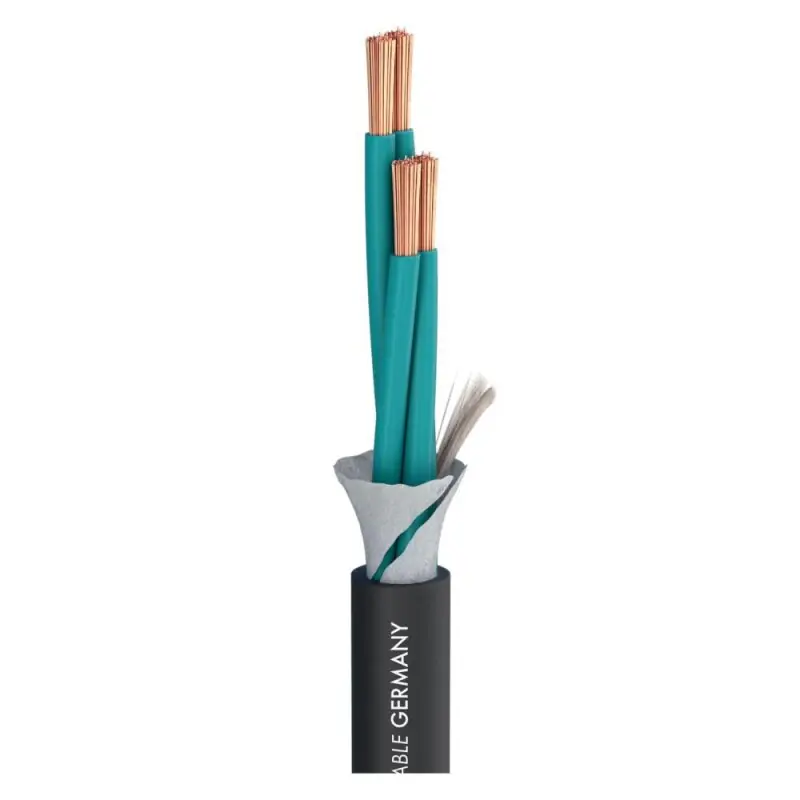 Sonderangebot SOMMER CABLE Lautsprecherkabel Elephant SPM425; 4 x 2,50 mm²; PVC Ø 10,20 mm; schwarz (100m)