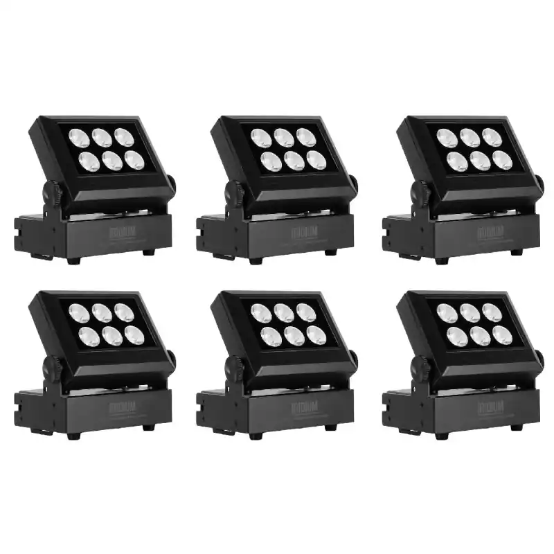 Neue Ware IRIDIUM VISION CONTROL LED Wash 610B RGBW IP65 Tourpack 6in1