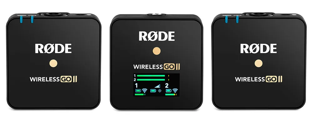 RODE Wireless Go II Dual Black Digitales Drahtlos-Mikrofonsystem Knallerangebot