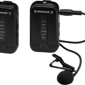 MONACOR TRAVEL-VLOG Digitales PLL-Audio-Übertragungssystem 2,4GHz Sale