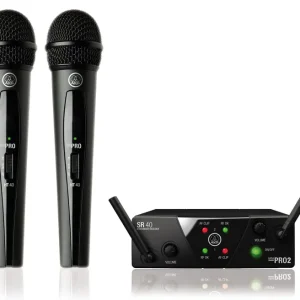 Beliebt AKG WMS 40 Mini Dual Vocal Handheld Set UHF-Drahtlossystem