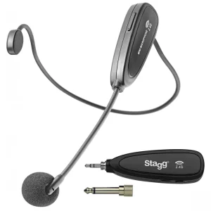 Günstig STAGG SUW 12H-BK Black Headset Digitales Drahtlossystem 2,4GHz