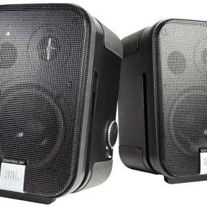 Kracherpreis JBL Control 2 PS aktiv (Paar), 70Watt/5,25Zoll Design-Lautsprecher, schwarz