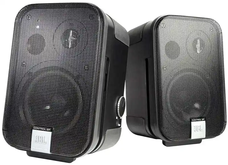 Kracherpreis JBL Control 2 PS aktiv (Paar), 70Watt/5,25Zoll Design-Lautsprecher, schwarz