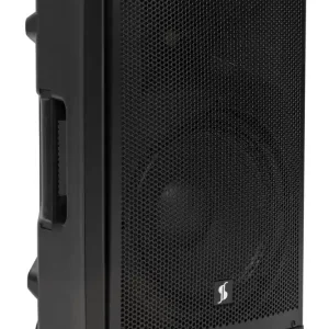 STAGG AS12B aktiv Bluetooth TWS Akku 300W/12Zoll PA-Lautsprecher inkl. UHF-Mikrofon Geprüft