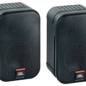 Markenware JBL Control 1 Pro Black (Paar) 150Watt/5,25Zoll Design-Lautsprecher, schwarz