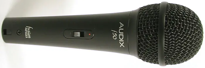 AUDIX F50 S Dynamisch Vokal-Mikrofon mit Schalter inkl. Zubehör Geprüft