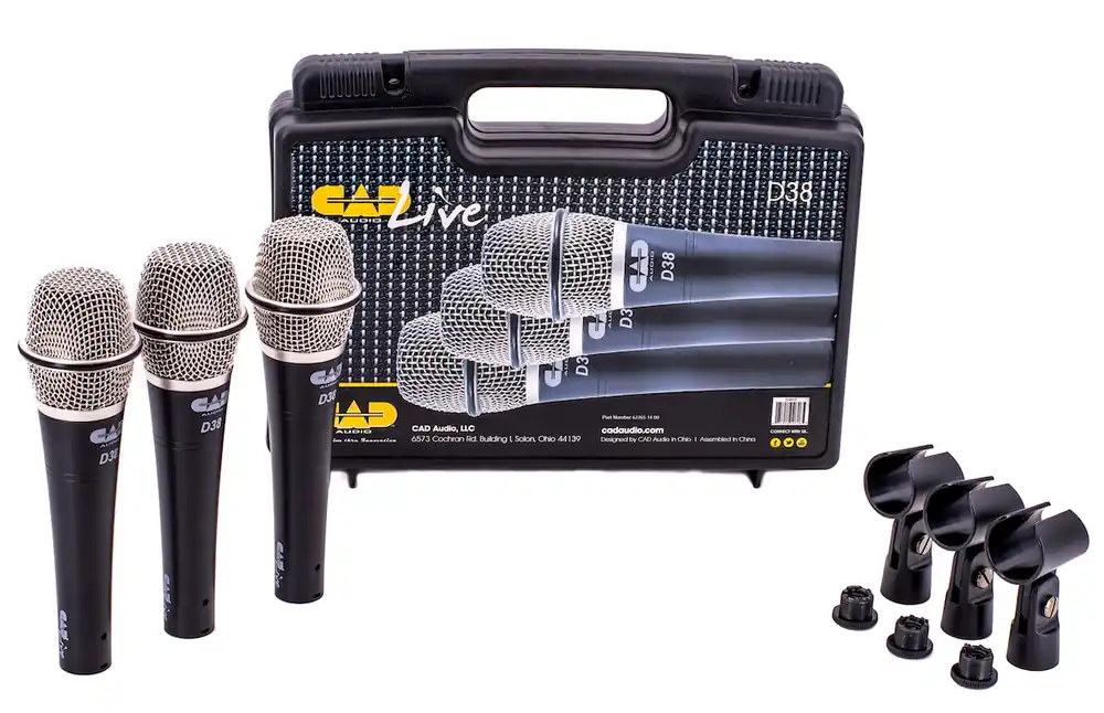 Nur Für Kurze Zeit CAD AUDIO DX38X3 Dynamisches Handmikrofonset (3 Stück)