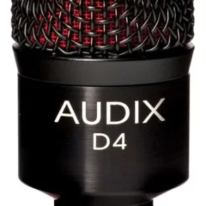 AUDIX D4 Dynamisches Instrumenten-Mikrofon (Bassdrum) Schneller Versand