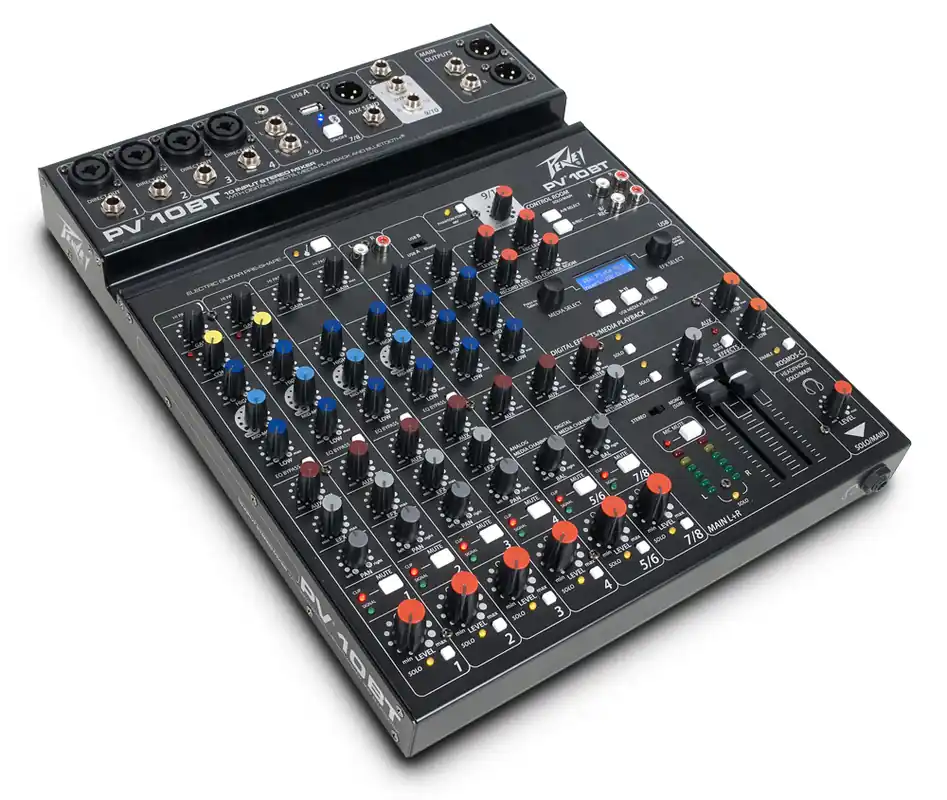 PEAVEY PV-10 BT Kompaktmischpult, USB, Bluetooth Highlight