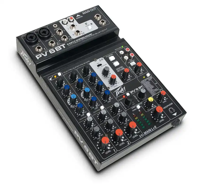 Knallerangebot PEAVEY PV-6 BT Kompaktmischpult, USB, Bluetooth