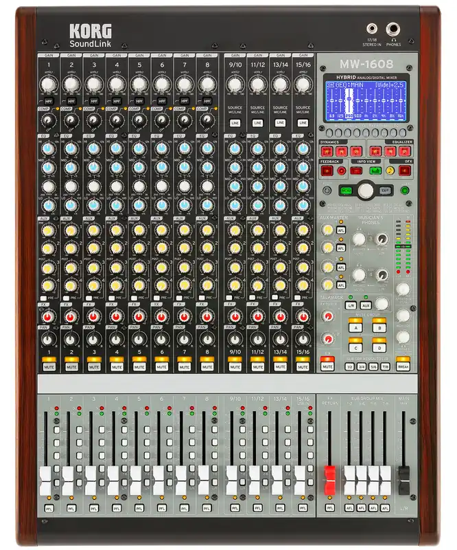 Super-Preis KORG MW1608 Hybrid-Mixer (analog, digital)16 Kanäle