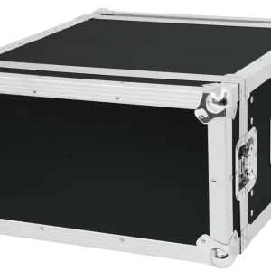 ROADINGER PR-2 Verstärkerrack 6HE/43cm Flightcase für 483-mm-Geräte Highlight