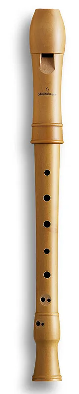 MOLLENHAUER 2106 Canta Sopran c2 barock Birnbaum Blockflöte, hell (Doppelloch) Echt