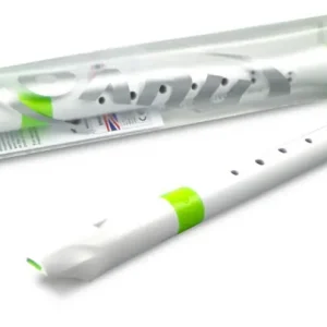 Kracherpreis NUVO RG300GR Deutsch Sopran Kunststoff Blockflöte, weiss-grün (Doppelloch)